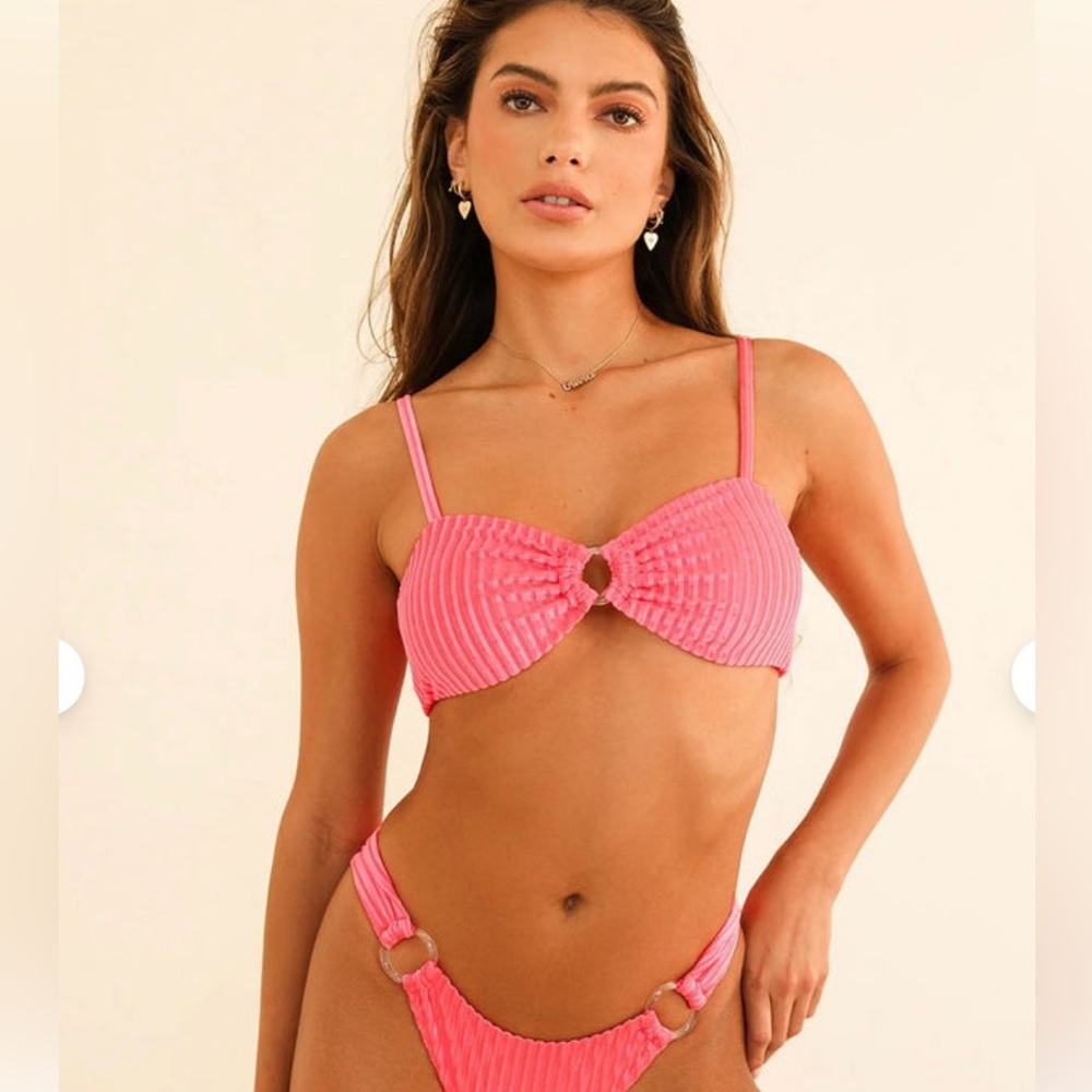 NWT Dippin Daisy Corsica Bandeau Bikini Top